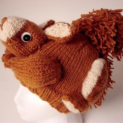 ROFL_Red Squirrel Hat - knitting pattern