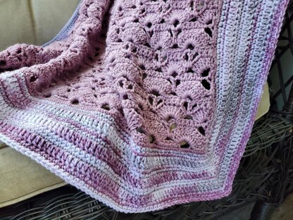 French Lilacs Baby Blanket