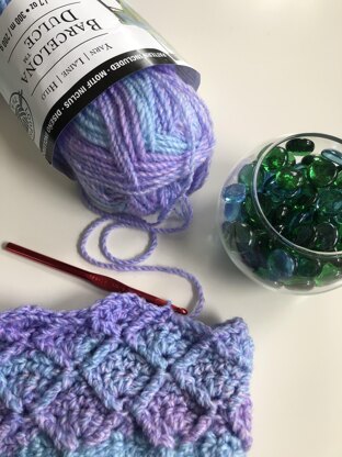 Mermaid Scales Cowl and Headband Set