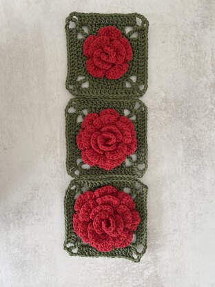 Roses Granny Squares