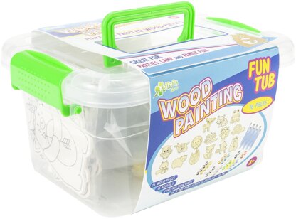 New Image Group Kelly's Crafts Wood Painting Fun Tub - Woodland Friends