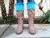 Color Block Boot Cuffs