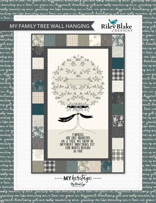 Riley Blake My Family Tree Wall Hanging - Downloadable PDF