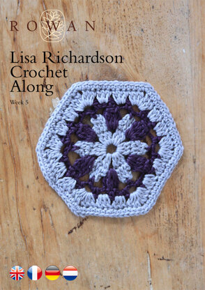Lisa Richardson Crochet Along Week 5 in Rowan Summerlite 4 Ply