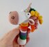 Babyrassel Einhorn Cindy Häkelanleitung