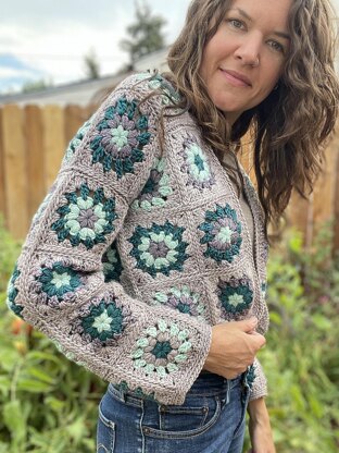 Airie Granny Square Cardigan