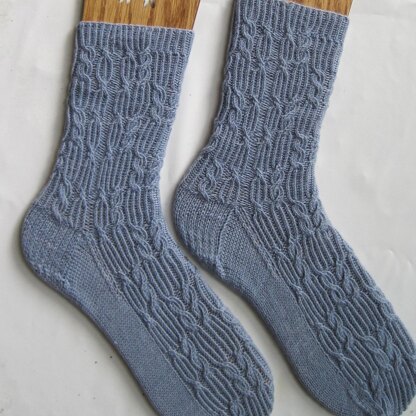 Quincy Cabled Socks