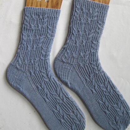 Quincy Cabled Socks