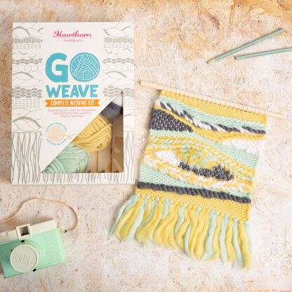 Hawthorn Handmade Go Weave Weaving Kit - Halcyon - WKHAL