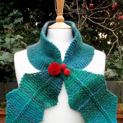 Holly scarf - knitting pattern