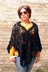 Jesenia crochet buttoned shawl/poncho 2 in 1