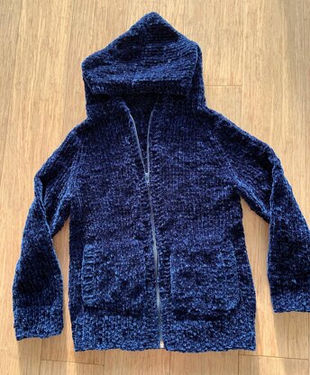 Child's Aran/Bulky Jacket with options 2T - 12y