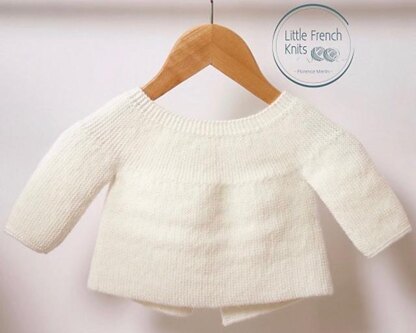 Short Rows Baby Jacket