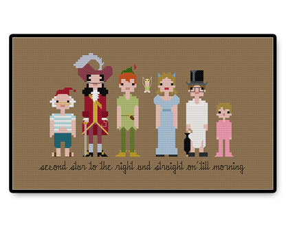 Peter Pan - PDF Cross Stitch Pattern