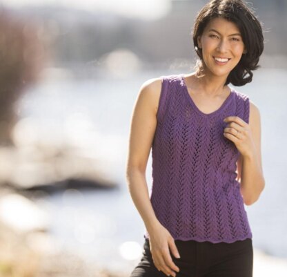 Cascade Yarns DK610 Summertime Lace Tank (Free)