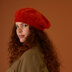 Nancy Beret & Hand Warmers - Knitting Pattern for Women in Debbie Bliss