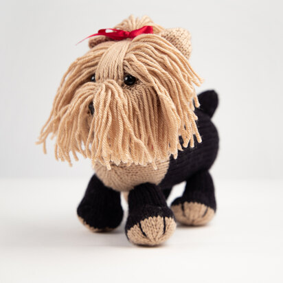 Coco the Yorkshire Terrier in Deramores Studio Anti-Pilling DK - Downloadable PDF - knitting pattern