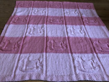 Rocking Horse Baby Blanket