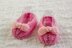 Retro Baby Girl Bow Booties