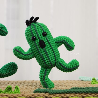 Jumbo & Mini Cactuar Chibi Amigurumi Pattern (PDF)