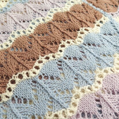 Pretty Beach Baby Blanket