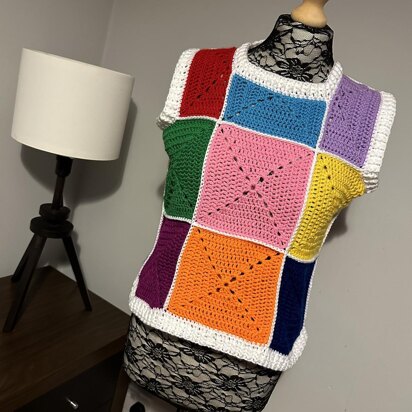 Granny Square Vest