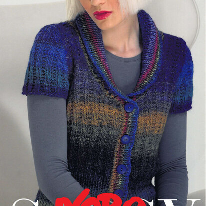 Sassy Cardigan in Noro Silk Garden - Downloadable PDF