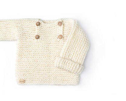 Size 12-24 months - Natural Baby Sweater