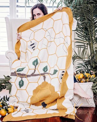 Buzzing Beehive Blanket