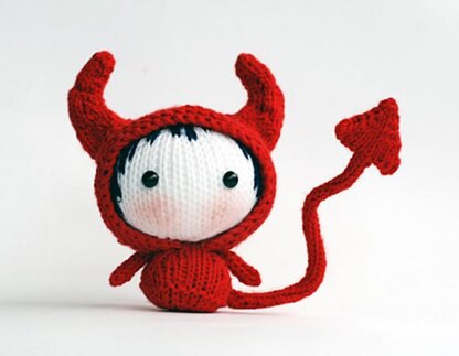 Red Devil Doll. Toy from the Tanoshi series.