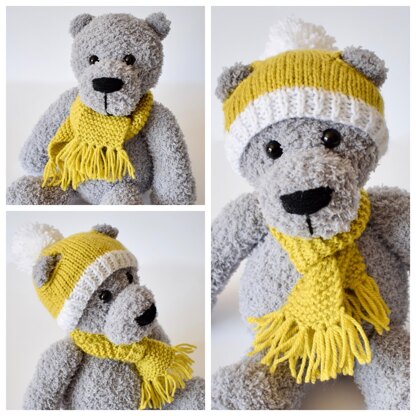 Honey Hat and Scarf