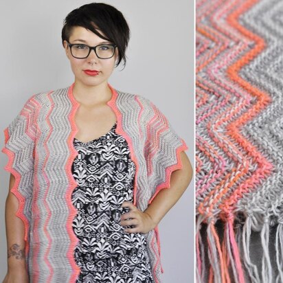 Chevron Fringe Scarf