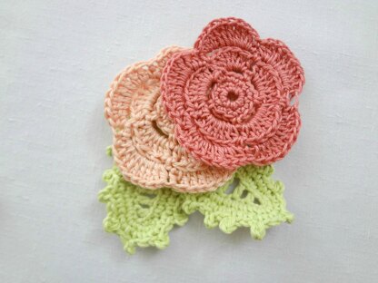 Crochet Autumn Brooch