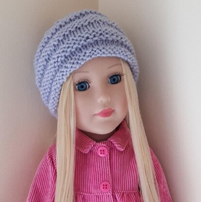 Parma Violet Hat for Doll