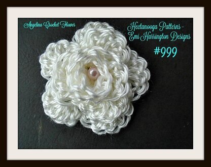 999-Silky Crochet flower