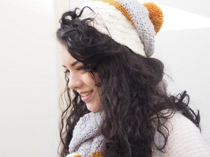 Snow Dipped Slouchie Hat