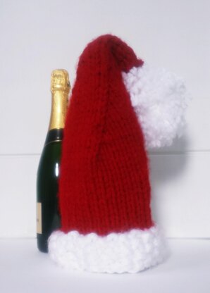 Santa Hat, Super chunky, quick knit for all the family, baby to adult