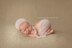 #123 Classic angora bonnet and pant set