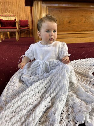 Christening Gown and Shawl for My Beautiful Girl