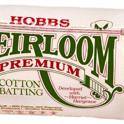 Hobbs Batting Heirloom Premium Cotton Blend 120in x 120in