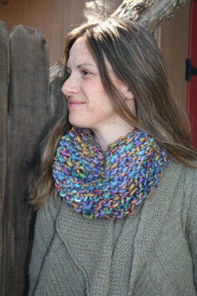 Fast Seed Stitch Cowl