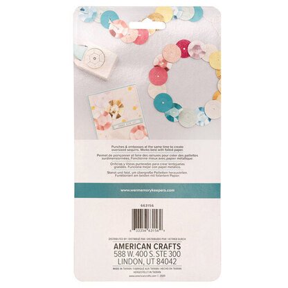 We R Memory Keepers Embossing Punch Sequin 2 Inch