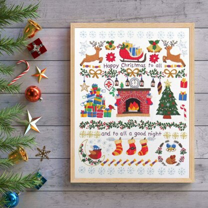 Stitchdoodles Night Before Christmas Stitch Hand Embroidery Pattern