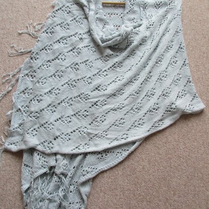 Flower Lace Shawl