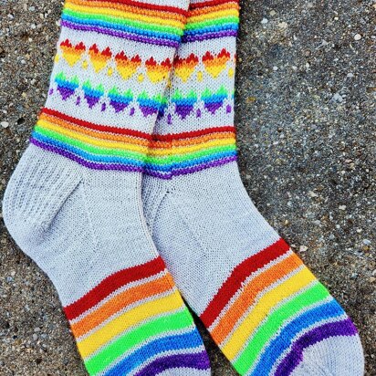 Put A Little Love In Your Heart Socks