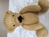 Crib, sleep sack, pillow and little teddy for Baby Poppet