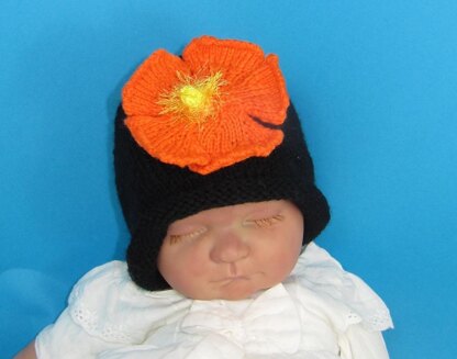 Baby Flower Slouch Hat
