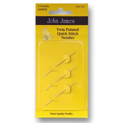 John James Size 26 Twin Pointed Needles (3)