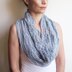 Silver waves loop scarf, shrug, cowl, cape