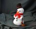 Frosty the Snowman Crochet Pattern, Snowman Amigurumi